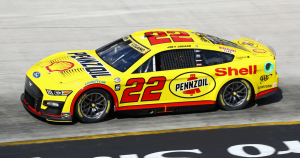 BREAKING NEWS: Stage 2's final circuits saw Joey Logano and the No. 22 Shell-Pennzoil team's Bristol night come to an abrupt end...