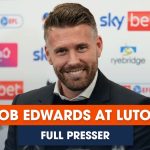 BREAKING NEWS: Rob Edwards has announced his departure from Luton Town Football Club, leaving fans, players, and pundits to speculate on the implications of this...