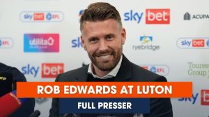 BREAKING NEWS: Rob Edwards has announced his departure from Luton Town Football Club, leaving fans, players, and pundits to speculate on the implications of this...